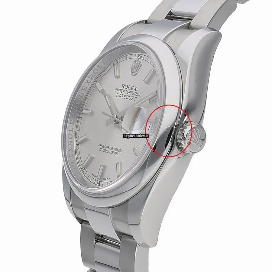 Incredible Copies Rolex Datejust 116200 Caliber 3135 Automatic Movement 36mm Steel Case Watch - Image 7