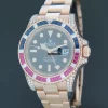 Great Replica Rolex Gmt-master II 126755saru Automatic Movement 40mm Rose Gold Case Mens/unisex Watch