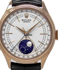Stylish Replica Rolex Cellini Moonphase 50535 39mm Rose Gold Case Mens/unisex Watch