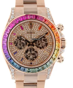 Discount Fake Rolex Daytona 116505 Caliber 4130 Automatic Movement 40mm Rose Gold Case Mens/unisex Watch