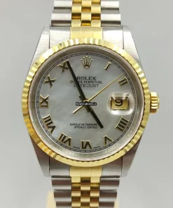 Awesome Replica Rolex Datejust 16233 Caliber 3135 Automatic Movement 36mm Gold/steel Case Mens/unisex Watch