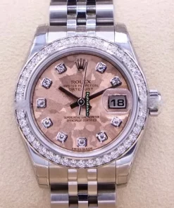 Wonderful Replica Rolex Lady-datejust 179384 Caliber 2235 Automatic Movement 26mm Steel Case Womens Watch