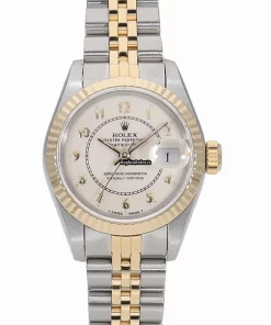 Well Made Replica Rolex Lady-datejust 69173 Caliber 2135 Automatic Movement 26mm Gold/steel Case Watch