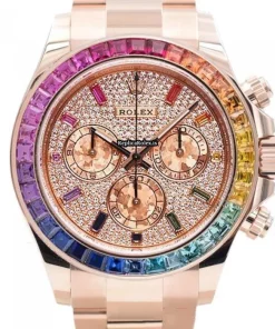 Design Fake Rolex Daytona 116505 Caliber 4130 Automatic Movement 40mm Rose Gold Case Mens/unisex Watch