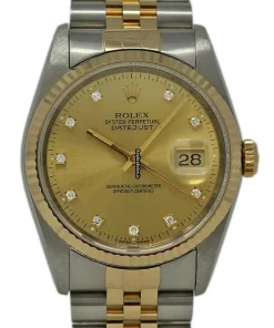 Fine Fakes Rolex Datejust 16233 Automatic Movement 36mm Steel Case Mens/unisex Watch