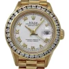High-end Fake Rolex Datejust 69288 Automatic Movement 26mm Yellow Gold Case Womens Watch