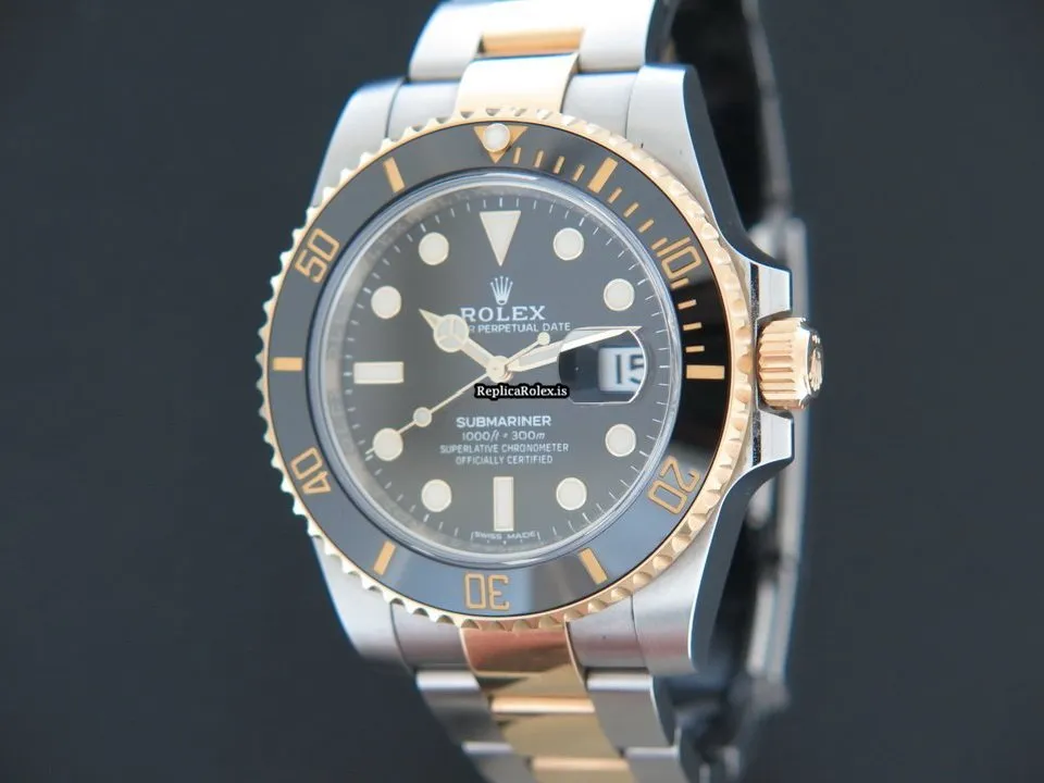 Wonderful Replica Rolex Submariner Date 116613ln Automatic Movement 40mm Gold/steel Case Mens/unisex Watch