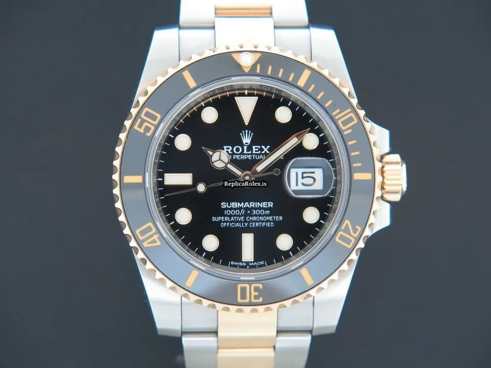 Wonderful Replica Rolex Submariner Date 116613ln Automatic Movement 40mm Gold/steel Case Mens/unisex Watch - Image 3