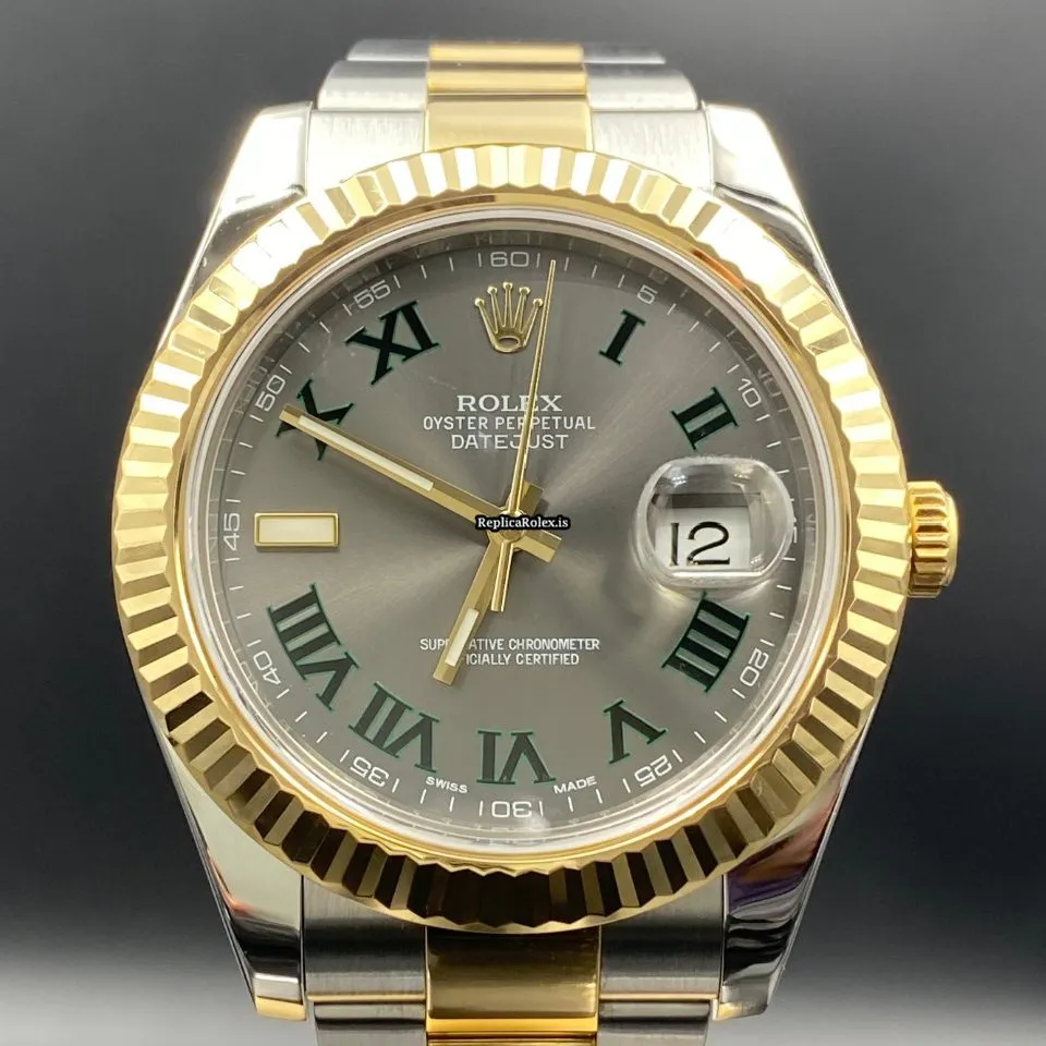 Unique Fakes Rolex Datejust II 116333 Caliber 3136 Automatic Movement 41mm Gold/steel Case Mens/unisex Watch