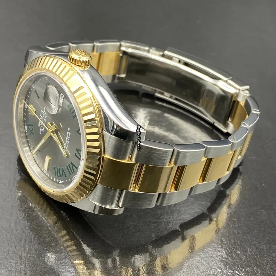 Unique Fakes Rolex Datejust II 116333 Caliber 3136 Automatic Movement 41mm Gold/steel Case Mens/unisex Watch - Image 4
