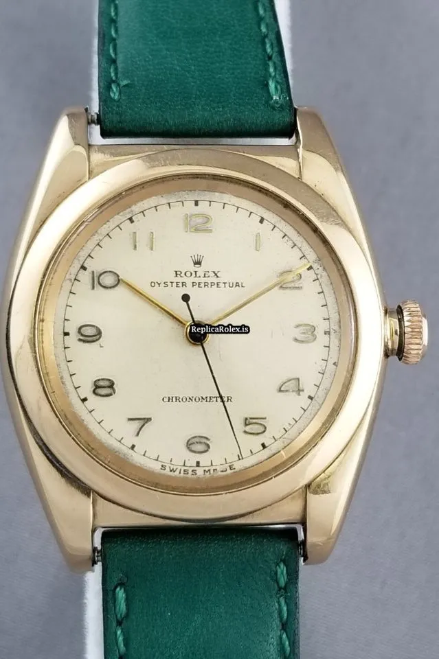 Epic Clone Rolex Bubble Back 3131 A296 Automatic Movement 32x35x39mm Rose Gold Case Mens/unisex Watch - Image 2