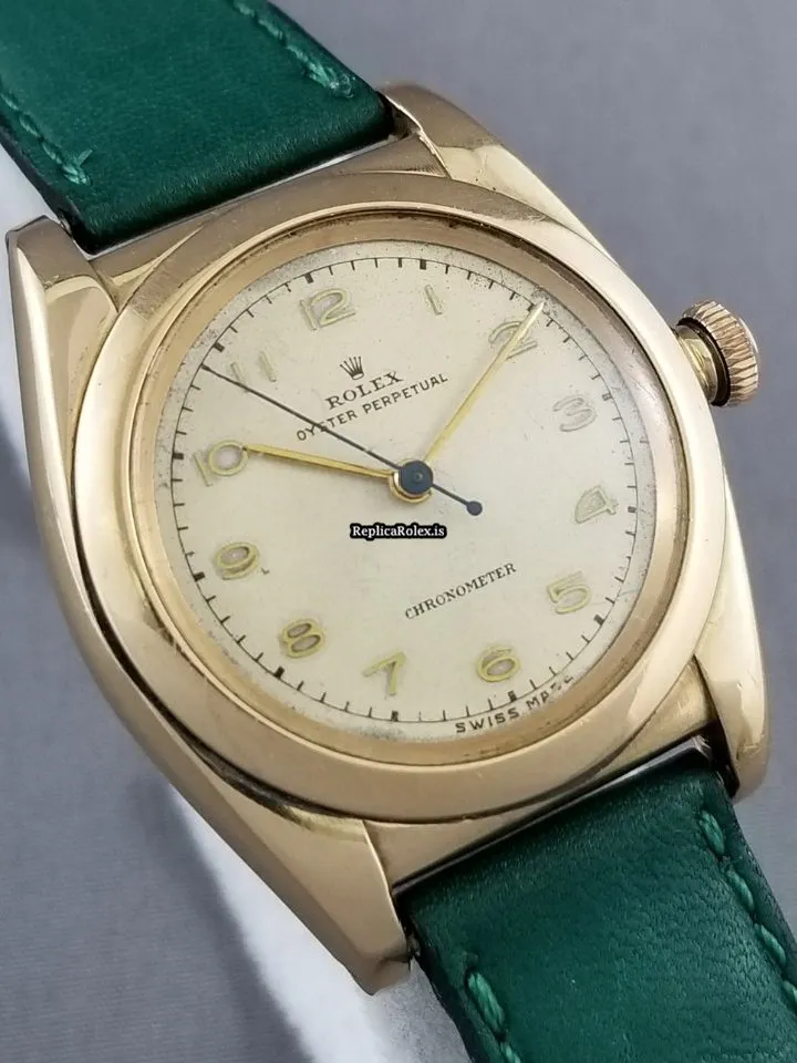 Epic Clone Rolex Bubble Back 3131 A296 Automatic Movement 32x35x39mm Rose Gold Case Mens/unisex Watch - Image 3