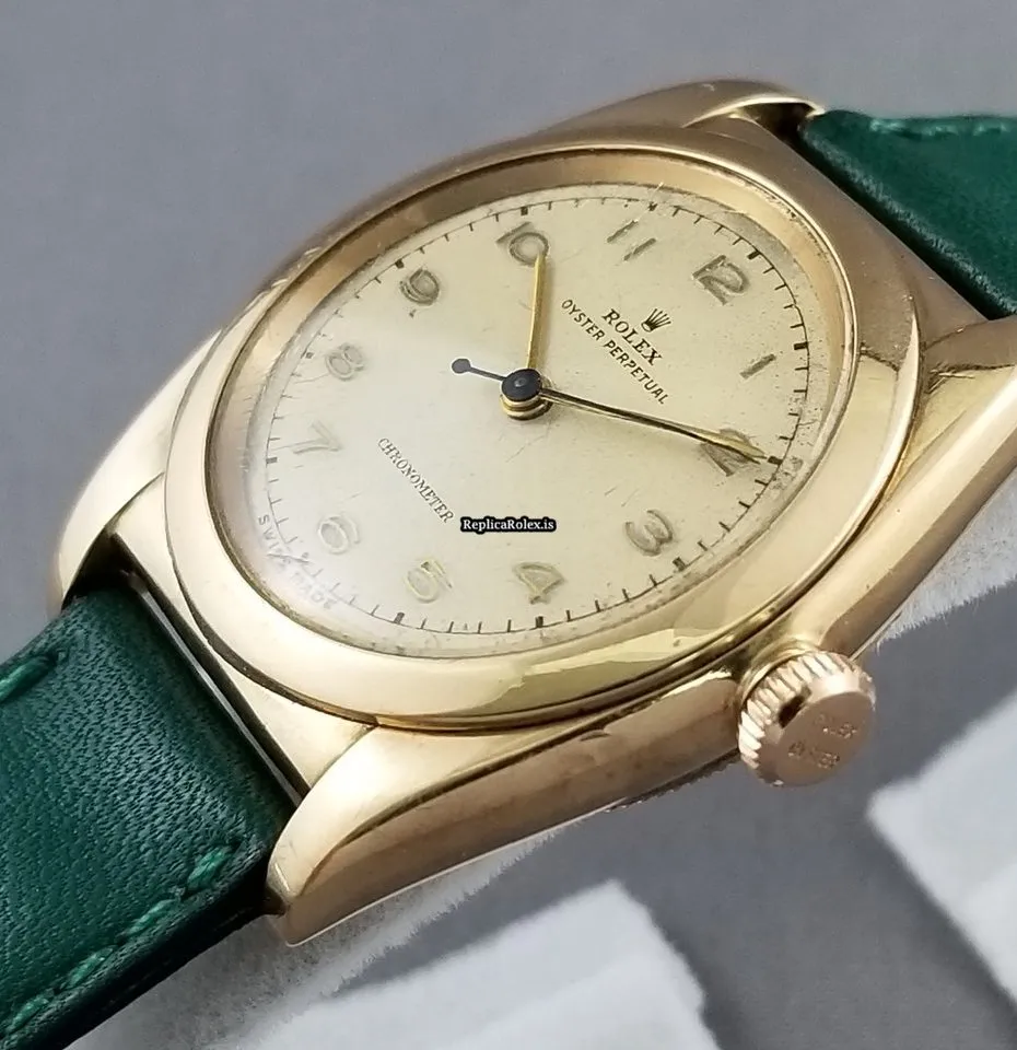 Epic Clone Rolex Bubble Back 3131 A296 Automatic Movement 32x35x39mm Rose Gold Case Mens/unisex Watch - Image 7