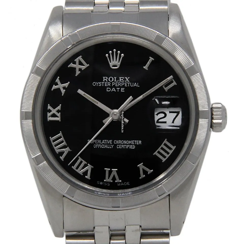 Excellent Imitation Rolex Oyster Perpetual Date 15010 Automatic Movement 34mm Steel Case Womens Watch