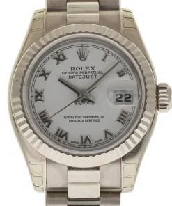 Remarkable Fake Rolex Lady-datejust 179179 Caliber 2235 Automatic Movement 26mm White Gold Case Womens Watch