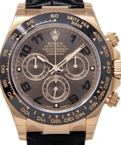 Wholesale Replica Rolex Daytona 116515 Caliber 4130 Automatic Movement 40mm Rose Gold Case Mens/unisex Watch