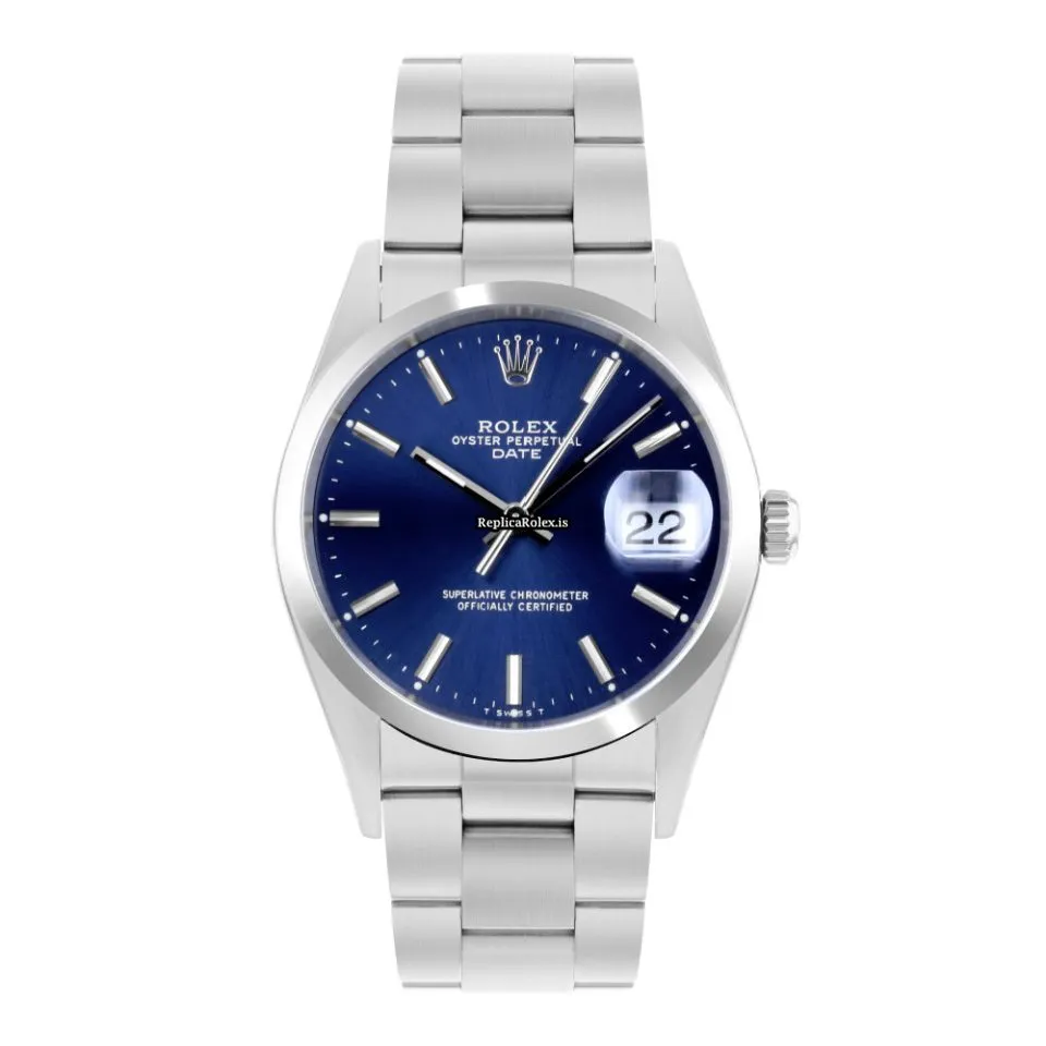 Well Made Fake Rolex Oyster Perpetual Date 15200 Automatic Movement 34mm Steel Case Mens/unisex Watch