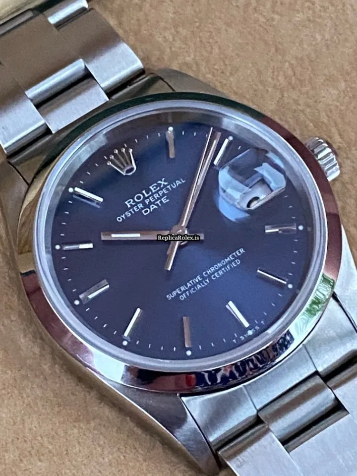 Well Made Fake Rolex Oyster Perpetual Date 15200 Automatic Movement 34mm Steel Case Mens/unisex Watch - Image 6