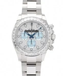 Trustworthy Replica Rolex Daytona 116576tbr Caliber 4130 Automatic Movement 40mm Platinum Case Watch