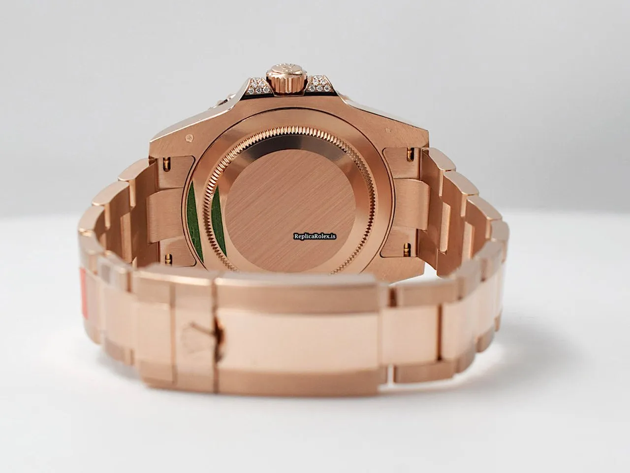 Top Fake Rolex Gmt-master II 126755saru Caliber 3186 Automatic Movement 40mm Rose Gold Case Mens/unisex Watch - Image 6