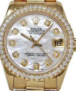 Trustworthy Replica Rolex Datejust 68278 Automatic Movement 31mm Yellow Gold Case Womens Watch