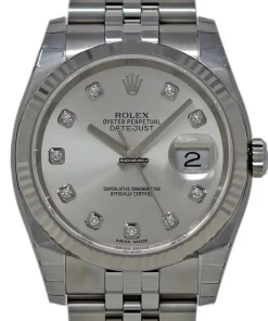 Swiss Replica Rolex Datejust 116234 Caliber 3135 Automatic Movement 36mm Steel Case Mens/unisex Watch
