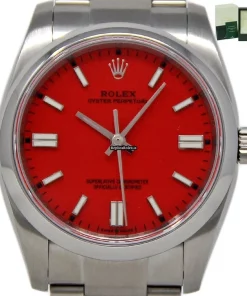 Excellent Fake Rolex Oyster Perpetual 34 114200 Caliber 3130 Automatic Movement 34mm Steel Case Womens Watch