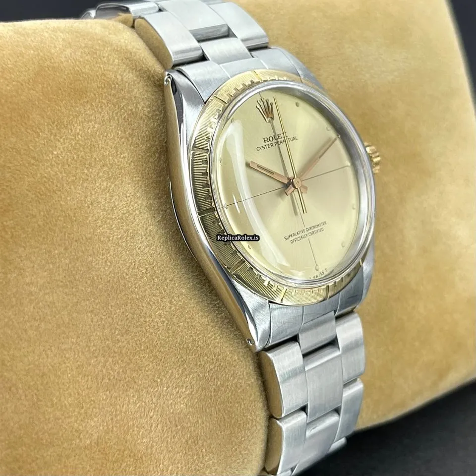 Unique Replicas Rolex Explorer 1038 Caliber 1570 Automatic Movement 34mm Gold/steel Case Mens/unisex Watch - Image 5