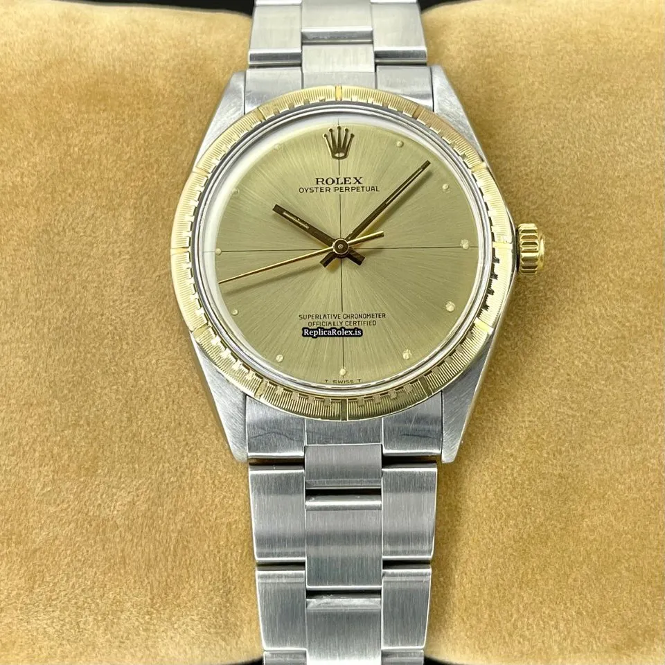 Unique Replicas Rolex Explorer 1038 Caliber 1570 Automatic Movement 34mm Gold/steel Case Mens/unisex Watch - Image 6