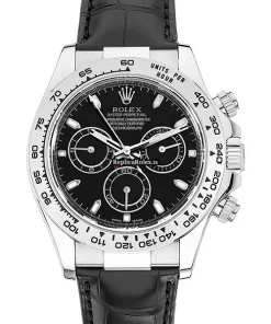 Amazing Replicas Rolex Daytona 116519 Caliber 4130 Automatic Movement 40mm White Gold Case Mens/unisex Watch
