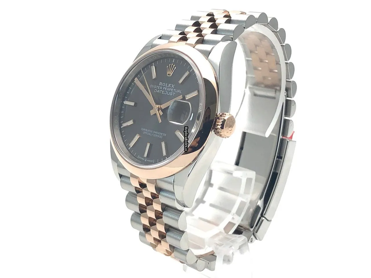 Lovely Fake Rolex Datejust 126201 Caliber 3235 Automatic Movement 36mm Gold/steel Case Mens/unisex Watch - Image 3
