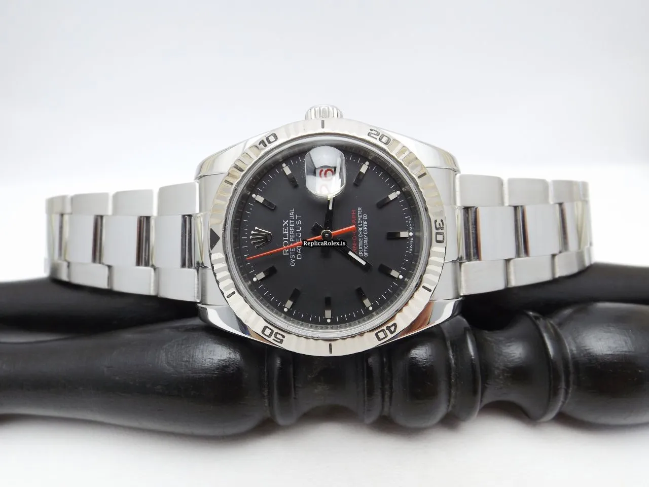 Excellent Replica Rolex Datejust Turn-o-graph 116264 Caliber 3135 Automatic Movement 36mm Steel Case Mens/unisex Watch - Image 8