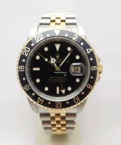 Awesome Replica Rolex Gmt-master II 16713 Caliber 3185 Automatic Movement 40mm Gold/steel Case Mens/unisex Watch