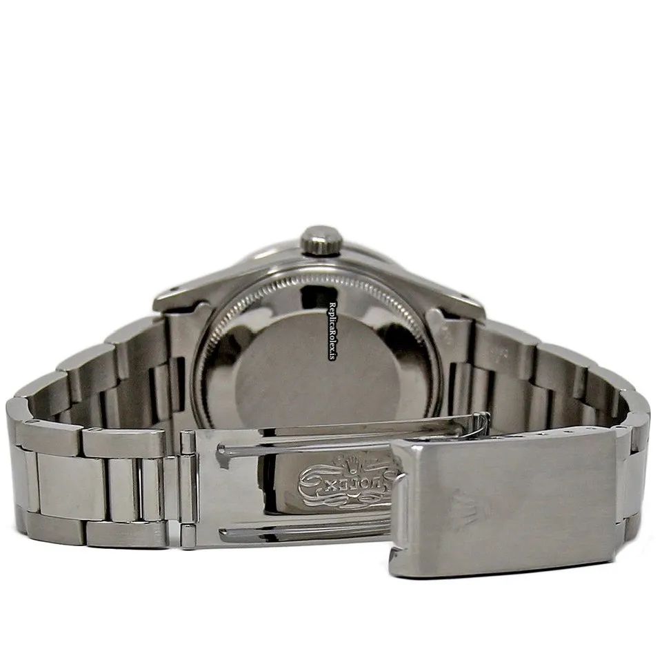 Appealing Replica Rolex Oyster Perpetual Date 15000 Automatic Movement 34mm Steel Case Womens Watch - Image 3