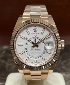 Design Replica Rolex Sky-dweller 326935 Caliber 9001 Automatic Movement 42mm Rose Gold Case Mens/unisex Watch