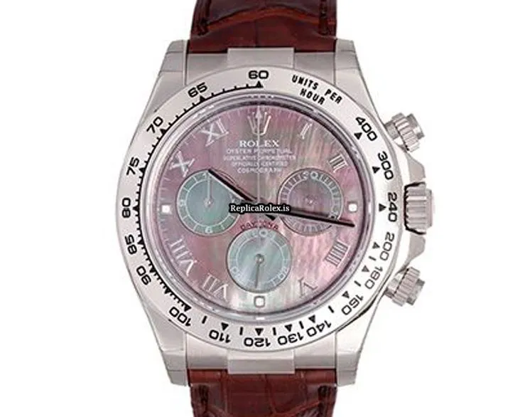 Fantastic Replica Rolex Daytona 116519 Automatic Movement 40mm White Gold Case Mens/unisex Watch