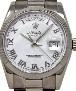 Remarkable Replica Rolex Day-date 36 118239 Caliber 3155 Automatic Movement 36mm White Gold Case Mens/unisex Watch