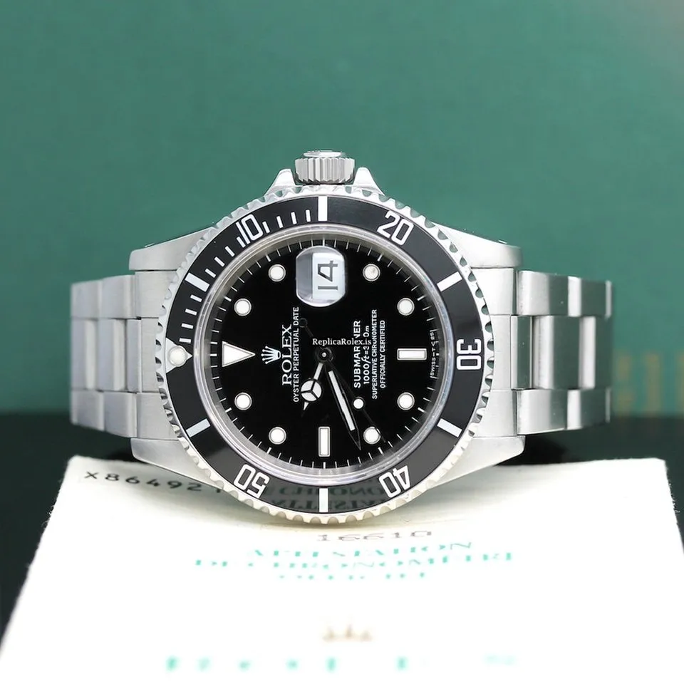 Top Replica Rolex Submariner Date 16610 Caliber 3135 Automatic Movement 40mm Steel Case Mens/unisex Watch