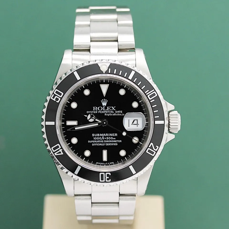 Top Replica Rolex Submariner Date 16610 Caliber 3135 Automatic Movement 40mm Steel Case Mens/unisex Watch - Image 3