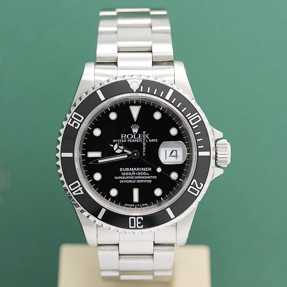 Top Replica Rolex Submariner Date 16610 Caliber 3135 Automatic Movement 40mm Steel Case Mens/unisex Watch - Image 5