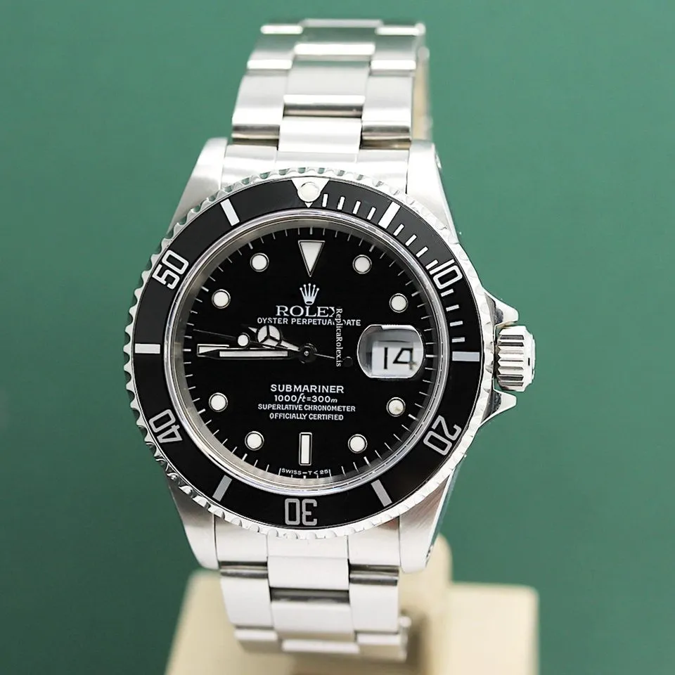 Top Replica Rolex Submariner Date 16610 Caliber 3135 Automatic Movement 40mm Steel Case Mens/unisex Watch - Image 9