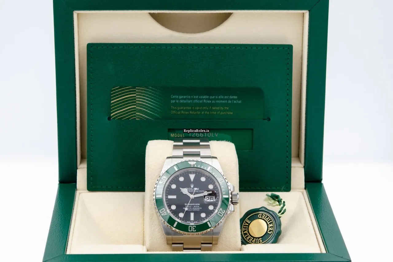 Marvellous Replica Rolex Submariner Date 126610lv Caliber 3235 Automatic Movement 41mm Steel Case Mens/unisex Watch - Image 9