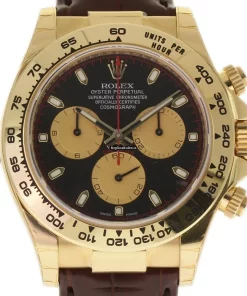 Stylish Imitation Rolex Daytona 116518 Caliber 4130 Automatic Movement 40mm Yellow Gold Case Mens/unisex Watch
