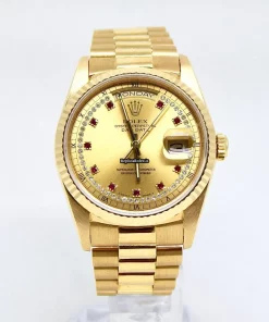 Good Replica Rolex Day-date 36 18238 Caliber 3155 Automatic Movement 36mm Yellow Gold Case Mens/unisex Watch