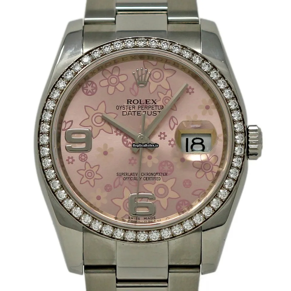Affordable Replica Rolex Datejust 116244 Caliber 3135 Automatic Movement 36mm Steel Case Womens Watch