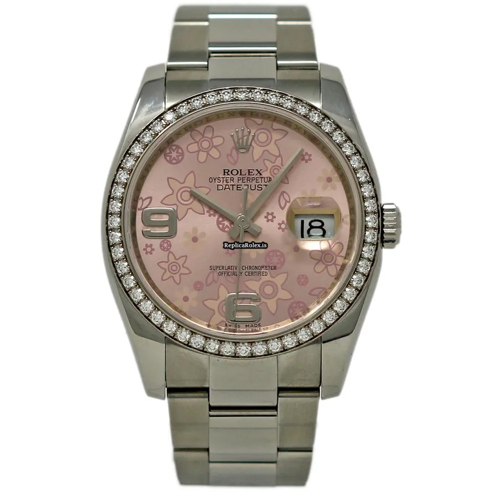 Affordable Replica Rolex Datejust 116244 Caliber 3135 Automatic Movement 36mm Steel Case Womens Watch - Image 2