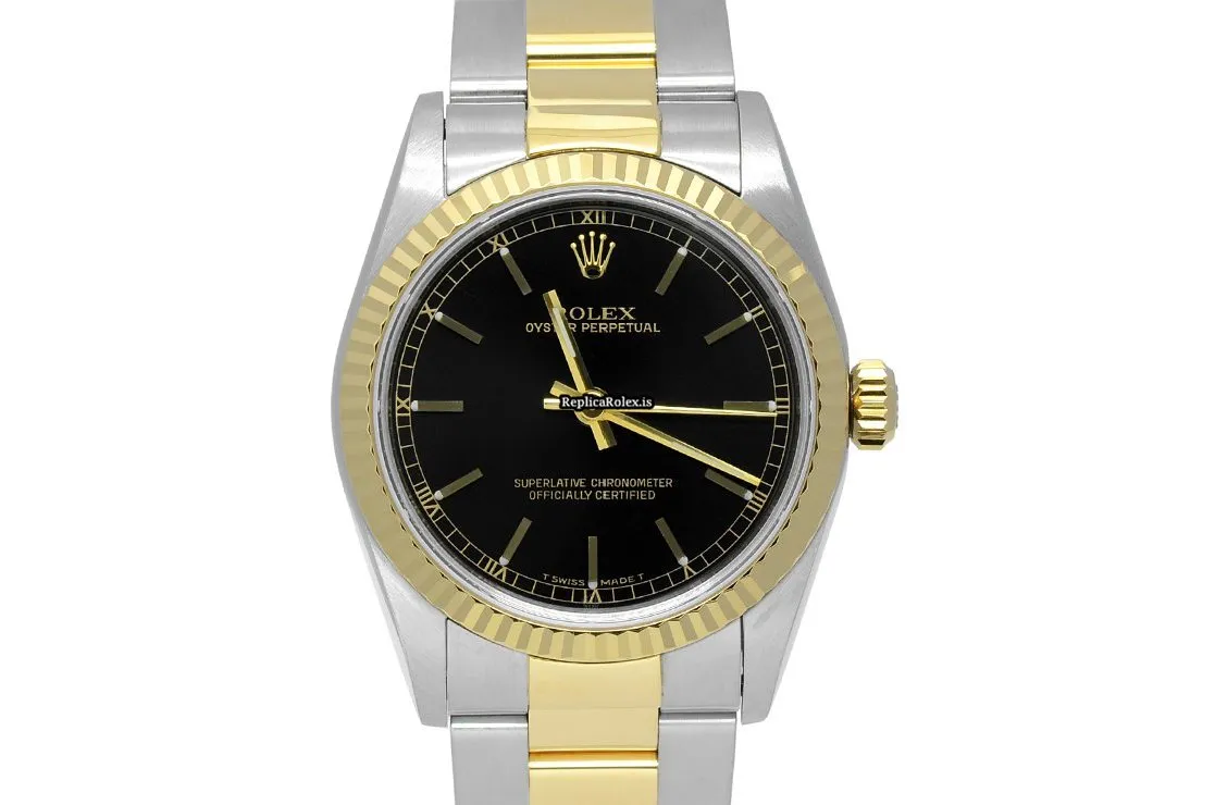 Popular Replica Rolex Oyster Perpetual 31 77513 Caliber 2230 Automatic Movement 31mm Gold/steel Case Mens/unisex Watch