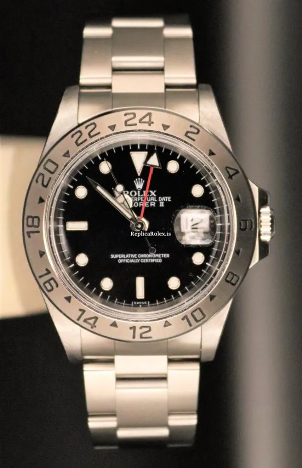 Trustworthy Clone Rolex Explorer II 16570 Caliber 3185 Automatic Movement 39mm Steel Case Mens/unisex Watch - Image 3