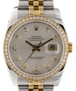 Wonderful Replica Rolex Datejust 116243 Caliber 3135 Automatic Movement 36mm Gold/steel Case Womens Watch