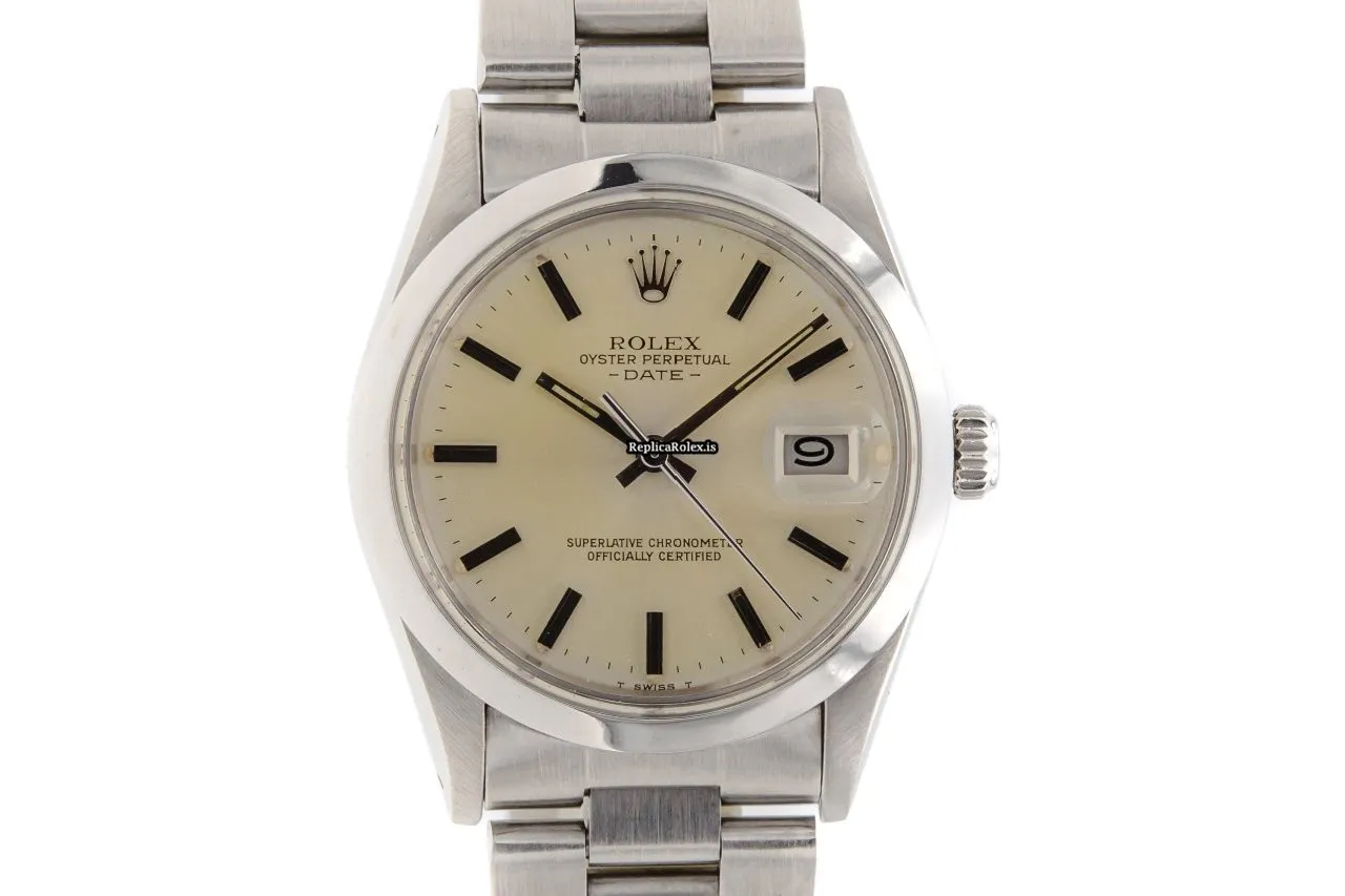 Unique Fake Rolex Oyster Perpetual Date 15000 Caliber 3035 Automatic Movement 34mm Steel Case Mens/unisex Watch